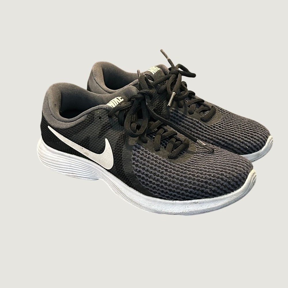 Nike Revolution 4 Black Anthracite Running Shoes 908999-001 Womens 7